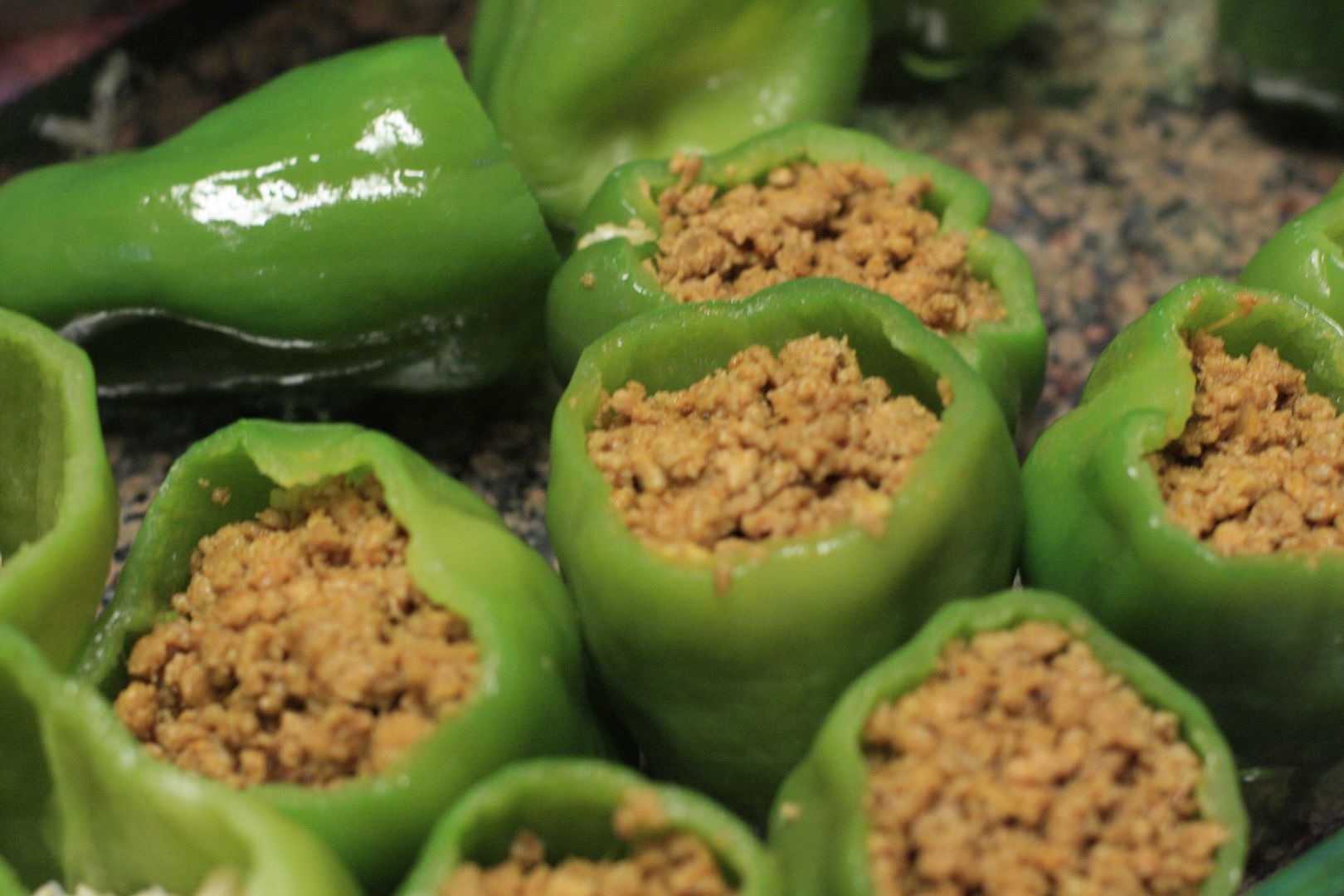 Stuffed Bell Peppers - with minced turkey | Daily Musings ...