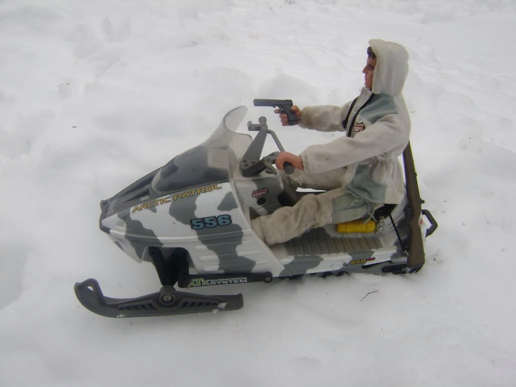 Toy Snowmobile Trailer