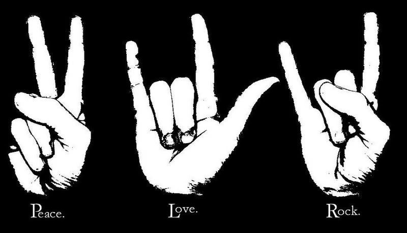 peace and love hearts. PEACE LOVE ROCK