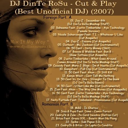 DJ DinTe RoSu   Cut & Play (Best Unofficial DJ) (2007) preview 0