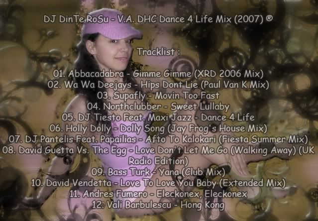 DJ DinTe RoSu - V.A. DHC Dance 4 Life Mix (2007) preview 0