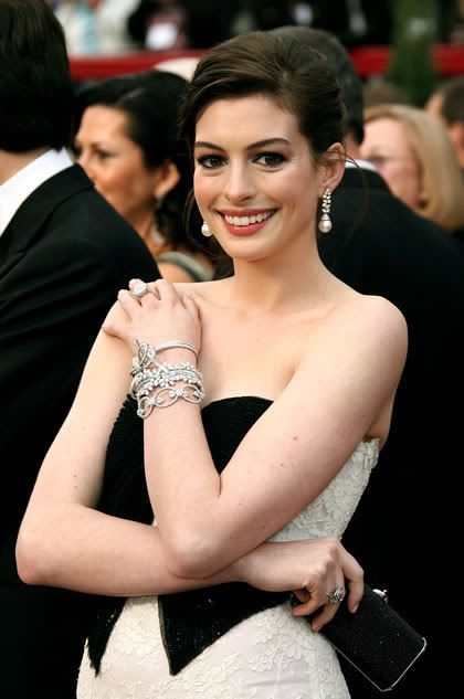 Anne Hathaway stackable bracelets
