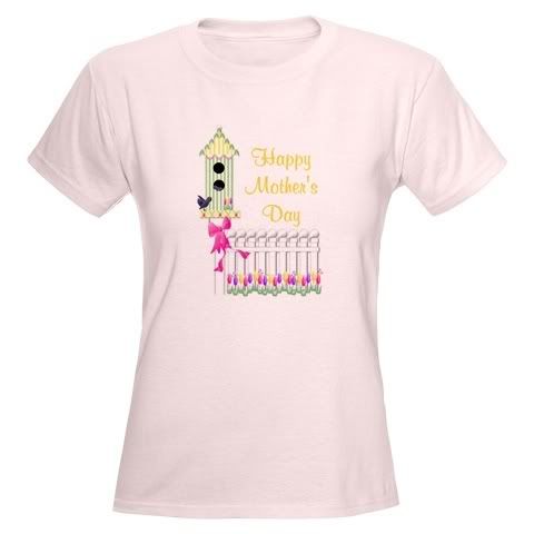 Happy Mother's Day (birdhouse) Women's Pink T-Shirt