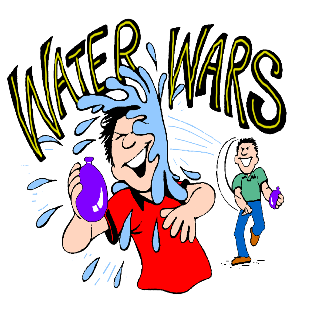 free clipart water balloon fight - photo #5