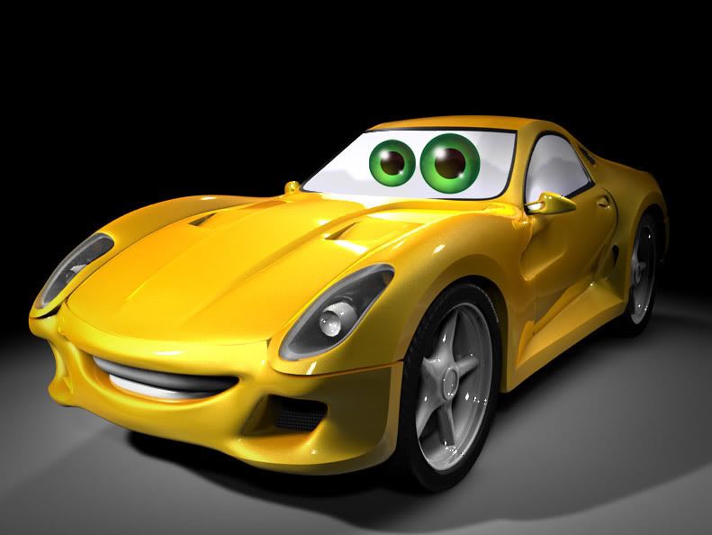Estive pesquisando algumas imagens de carros feitos em Blender