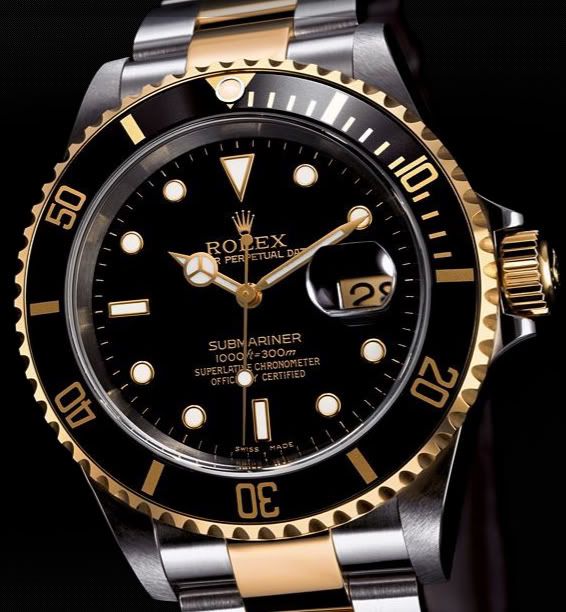 40mm Submariner in Rolesor * Steel and 18ct yellow gold * Blue dial