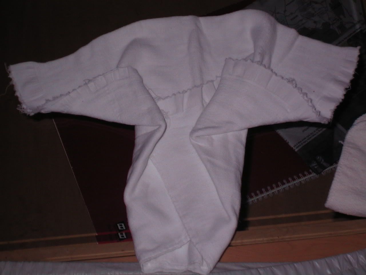 my way of folding a flat cloth diaper