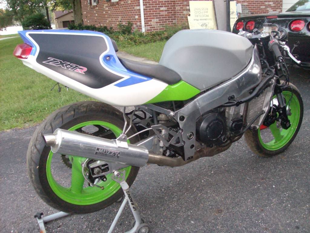 Custom ZX7RR race tail out of ZX7 rear fairings? | Kawasaki