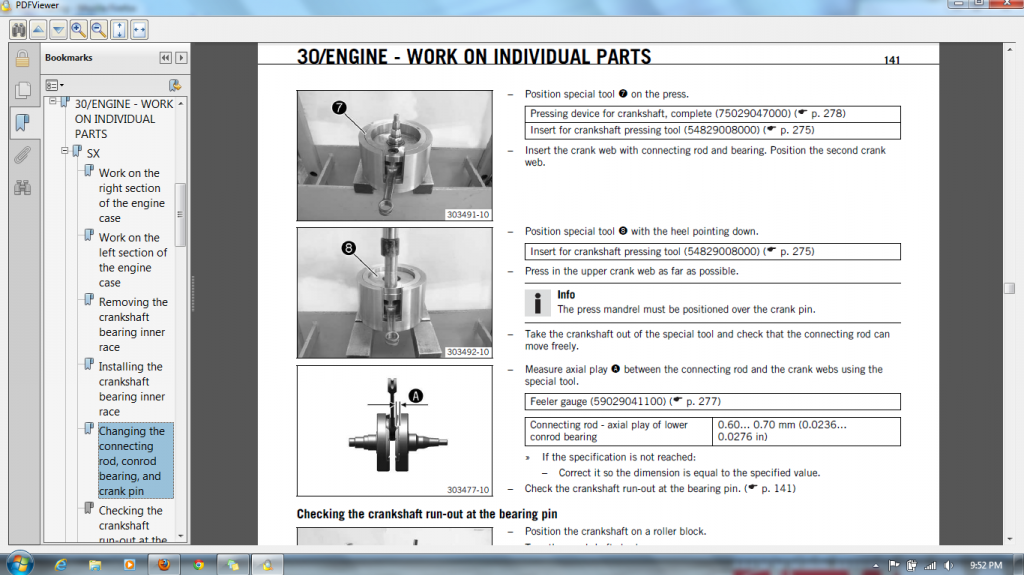 THATS a ktm service manual. stop spreading misinformation.