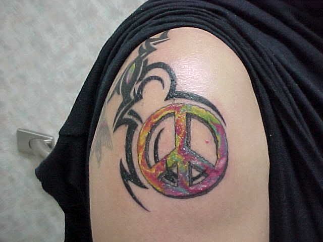 peace tattoos. cool peace tattoos