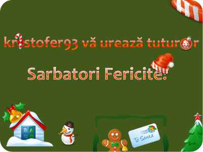 Banner Sarbatori Fericite - Craciun kristofer93