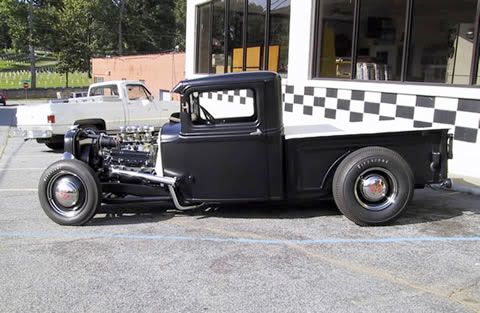 Re Fenderless Hot rod Trucks Need to see them