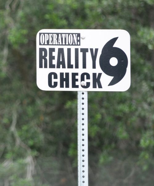 Reality Check Sign