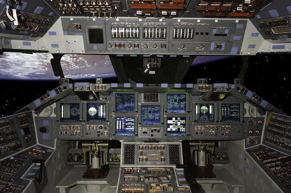 Space Shuttle Atlantis Control Panel Pictures, Images and Photos