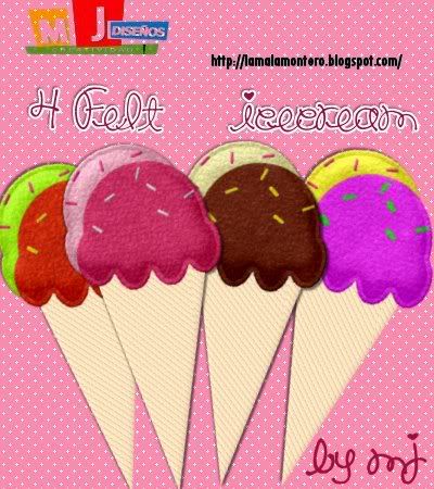 http://lamalamontero.blogspot.com/2009/08/felt-ice-cream.html