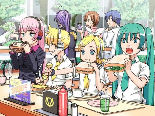 Vocaloid Family - School Lunch