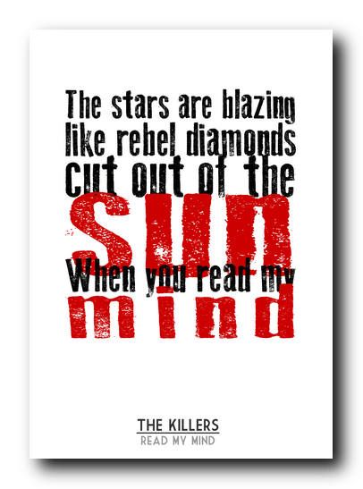 YOU READ MY MIND LYRICS THE KILLERS you read my mind lyrics the killers: