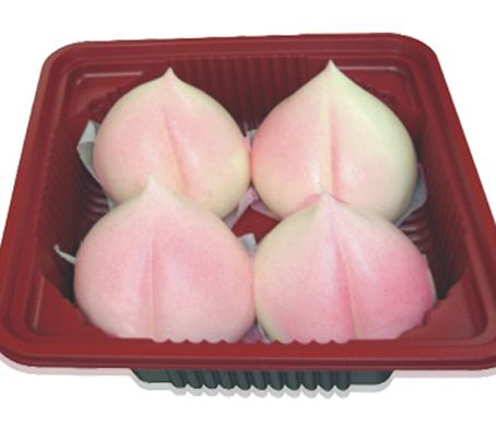 peach bun