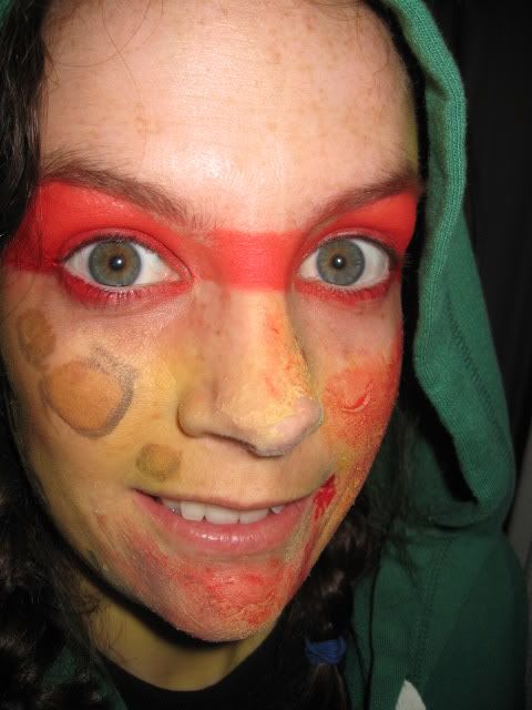 how to make zombie makeup. Want to see my zombie make up?