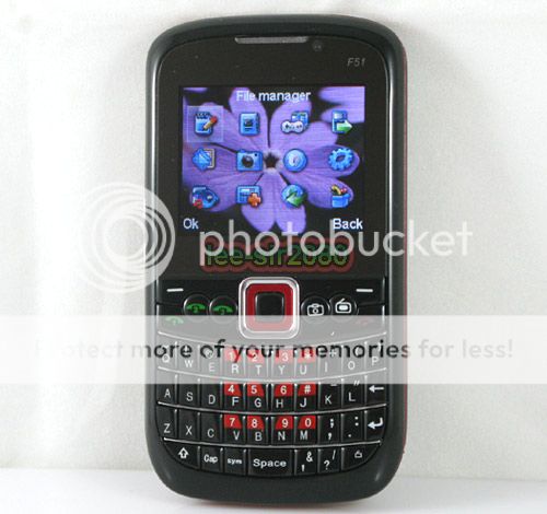   Quad Band Tri SIM TV FM QWERTY AT&T cheap cell phone T Mobile F51