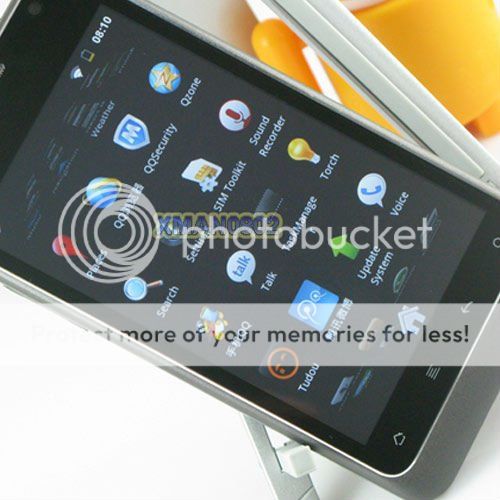   &WCDMA &3G 4.1 Inches Capacitive Multi touch Cell Phones B63M