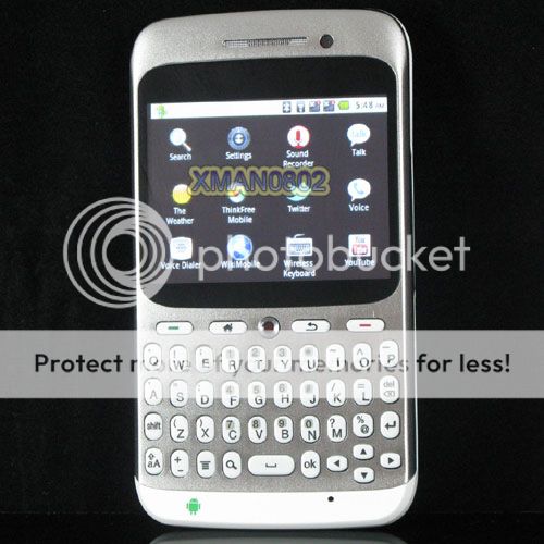 Unlock 4 Band Android Cell Phone 2 Sim wifi tv Qwerty Keyboard Touch 
