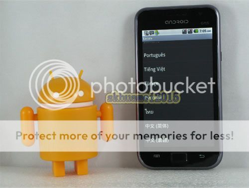 Android 2.2 Unlocked Capacitive 2 Sim 4 band WIFI Cell Phone A9000
