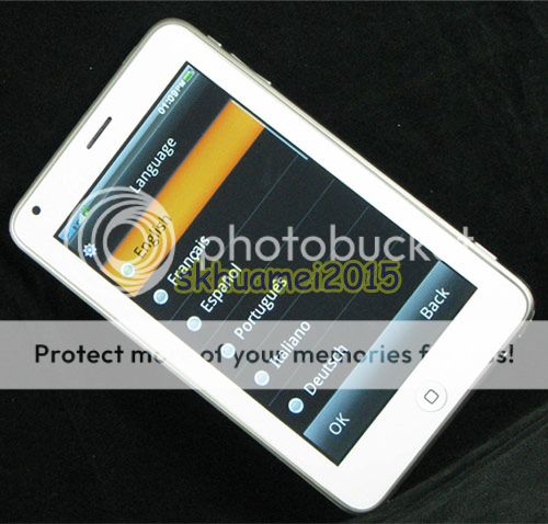 GSM unlocked mini pad 5.0 touch screen dual sim wifi TV java cell 