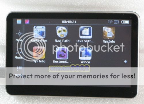 Car GPS LCD Navigation 2010 Map Av in Bluetooth 4GB  