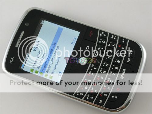 Unlocked WIFI TV JAVA Qwerty T Mobile cell phone 9000C  