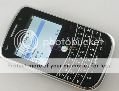 Unlocked WIFI TV JAVA Qwerty T Mobile cell phone 9000C  