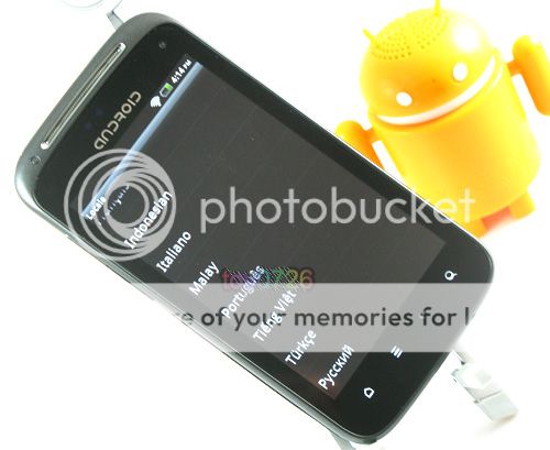   A3 Android 2.3 OS 3G WCDMA Smart Phones dual SIM MTK6573 WiFi TV GPS