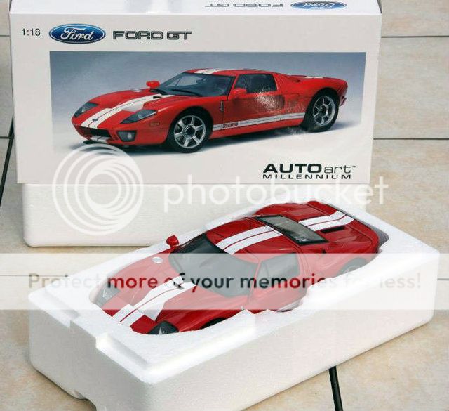 18 2004 Ford GT Red 73021 AutoArt Milennium Brand New In Mint Box