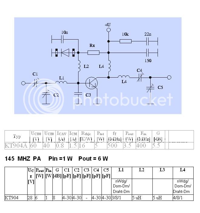 10) KT904A RF Power Transistor 5W 500 MHz ★NEW ★